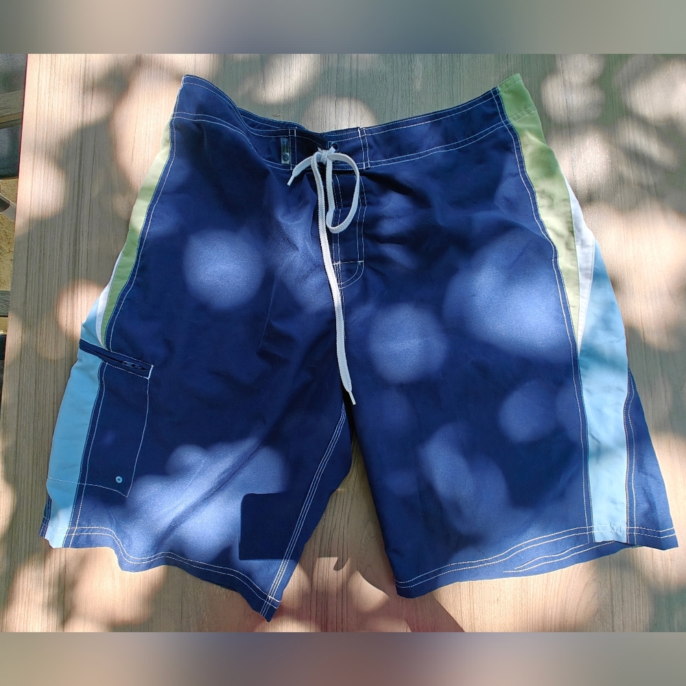 Beach Rays Men's Blue Swim Shorts